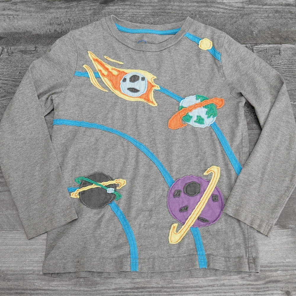 Mini Boden planets long sleeve t-shirt